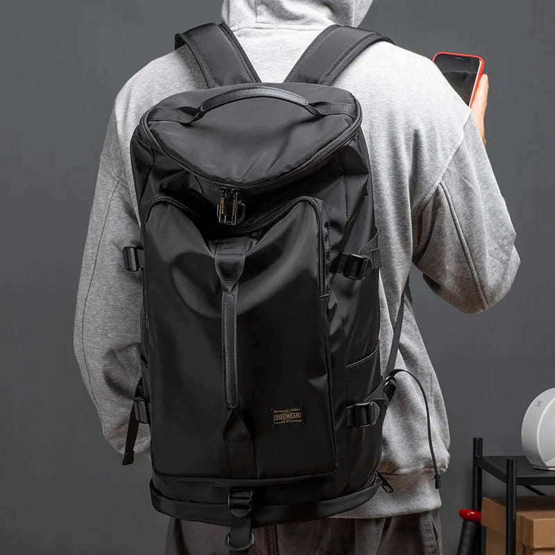 Large Waterproof Travel Duffle Backpack Outdoor Sport Shoulder Bag