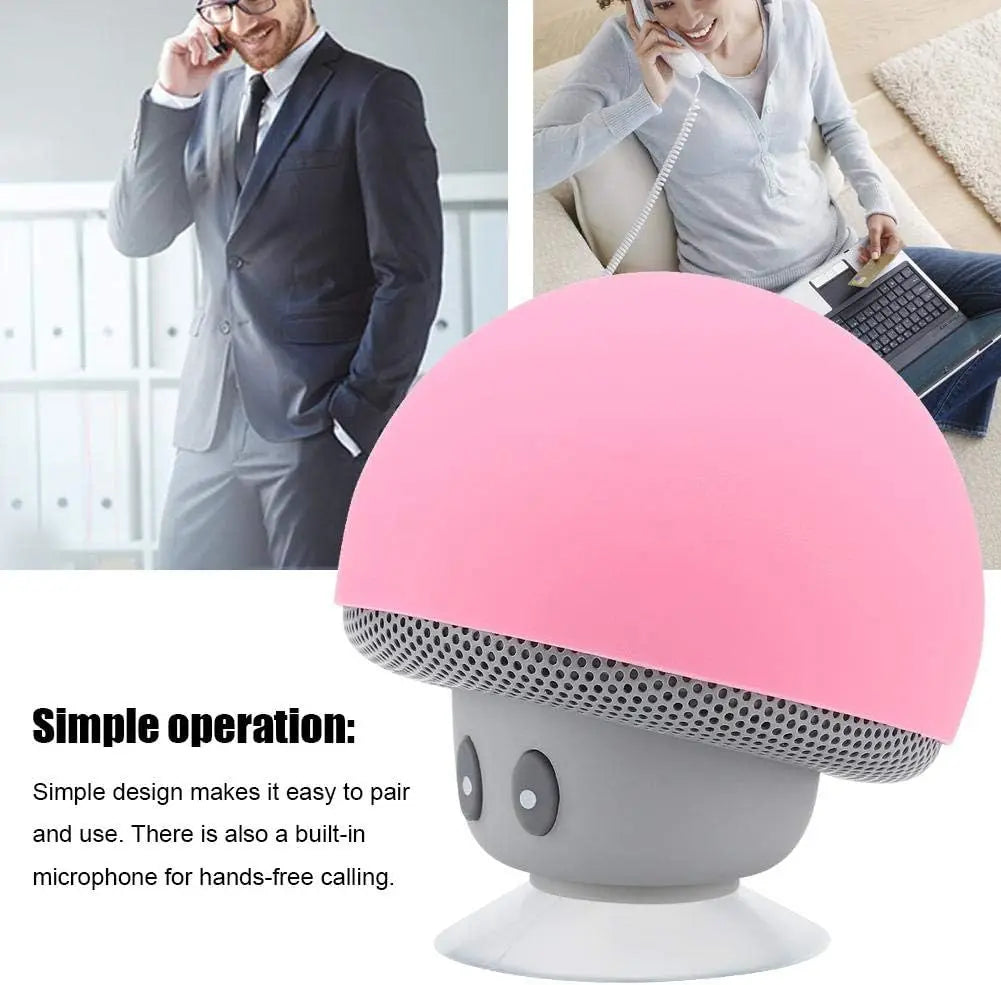 Portable Wireless Bluetooth Speaker with Suction Cup Subwoofer