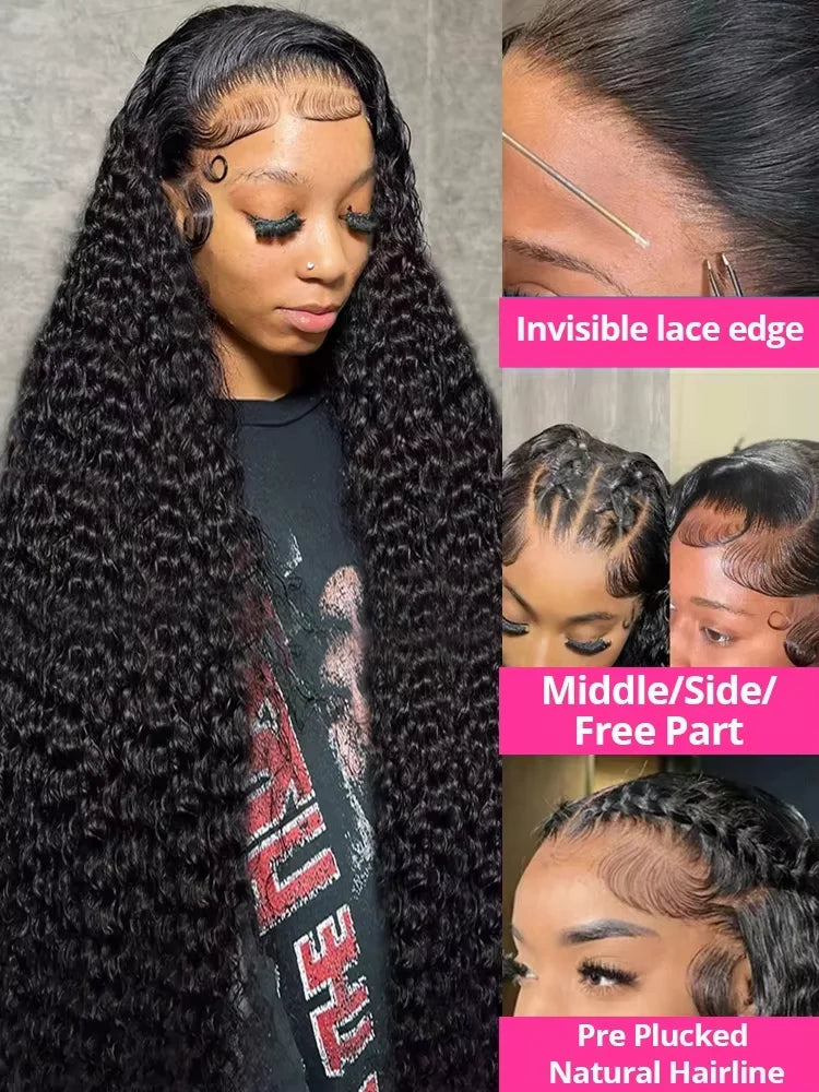 Deep Wave 5x5 Closure Wig – HD Lace Curly Human Hair Wig (Beginner Friendly)