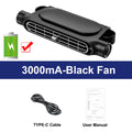 Car Seat Cooling Fan USB 3 Speed Adjustable Headrest Air Fan for Car