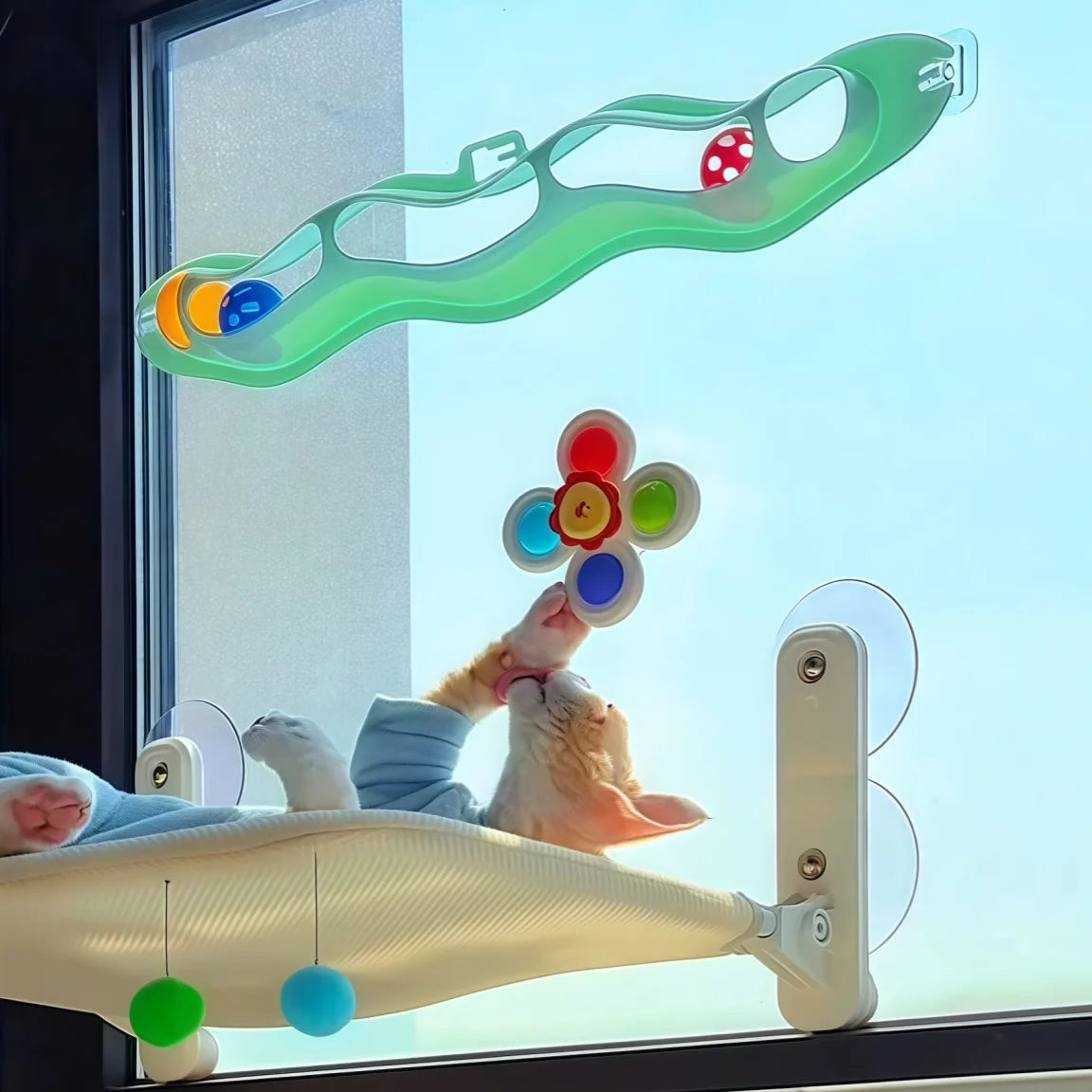 3pcs Cartoon Spinning Bath Toys with Suction Cups