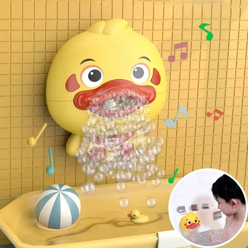 Bubble Duck Baby Bath Toy for Toddlers and Kids