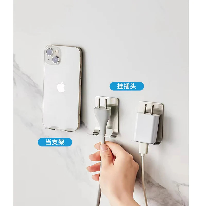 Stainless Steel Razor Holder Wall Mount Shaver Storage Hook Bathroom Organizer