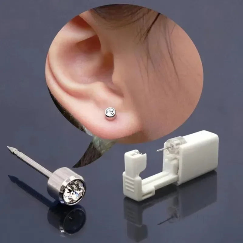 Disposable Ear Piercing Kit – Safe & Easy Ear Piercing Gun Set (5pcs)