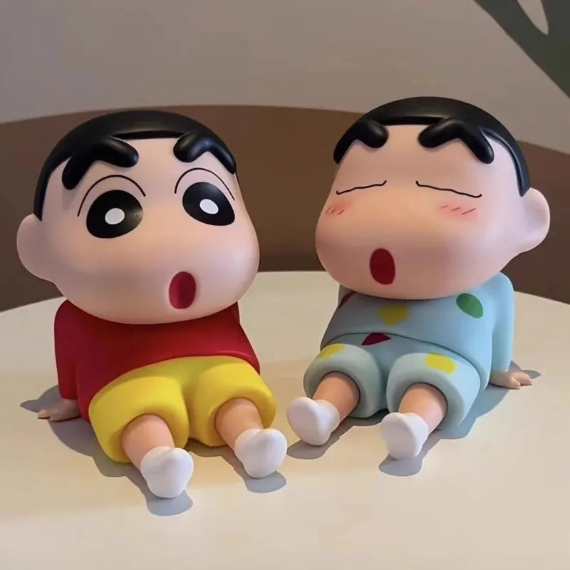 Crayon Shin-Chan Anime Phone Holder Desktop Ornament Mini GK Toy Gift