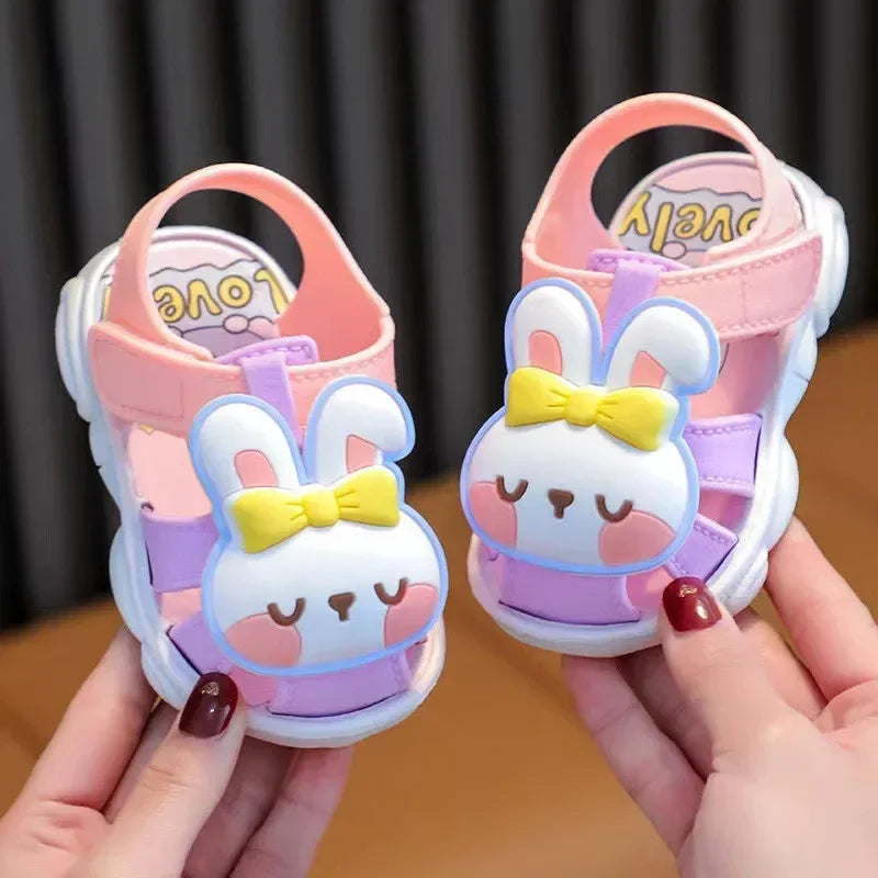 Baby Boys Girls Breathable Cartoon Outdoor Sandals Cute Infant Walking Shoes