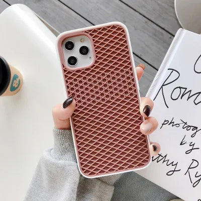 Waffle Sole Silicone iPhone Case