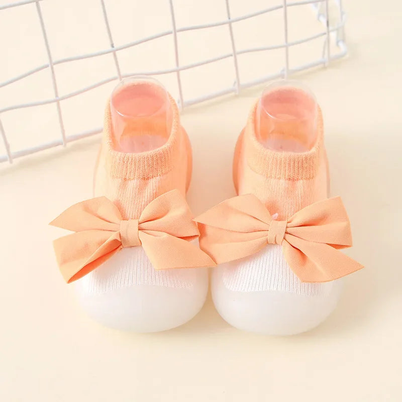 Baby Cartoon Sock Shoes Soft Rubber Sole First Walker Sneakers