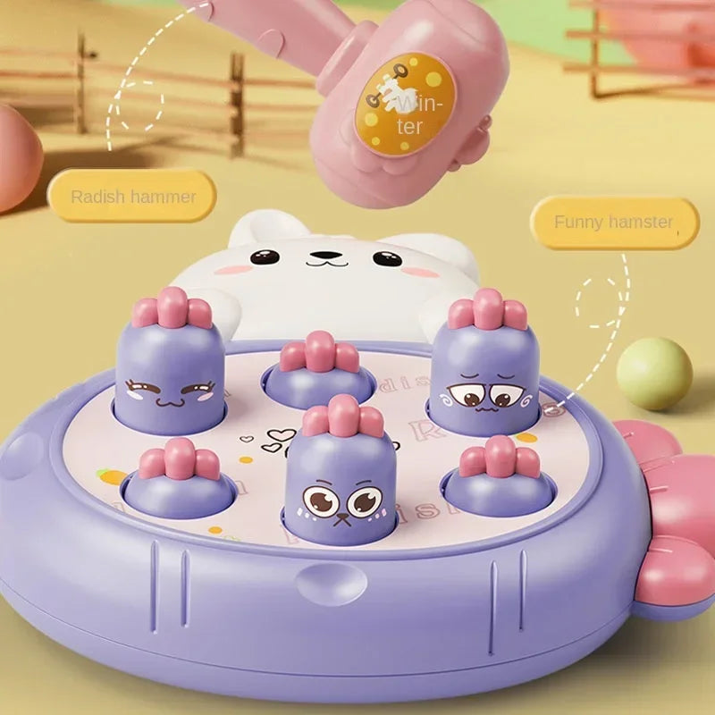Montessori Hammering Game Animal Theme Toddler Educational Toy
