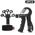 Adjustable Hand Gripper 5–60kg Finger Wrist Strength Trainer Fitness Exerciser