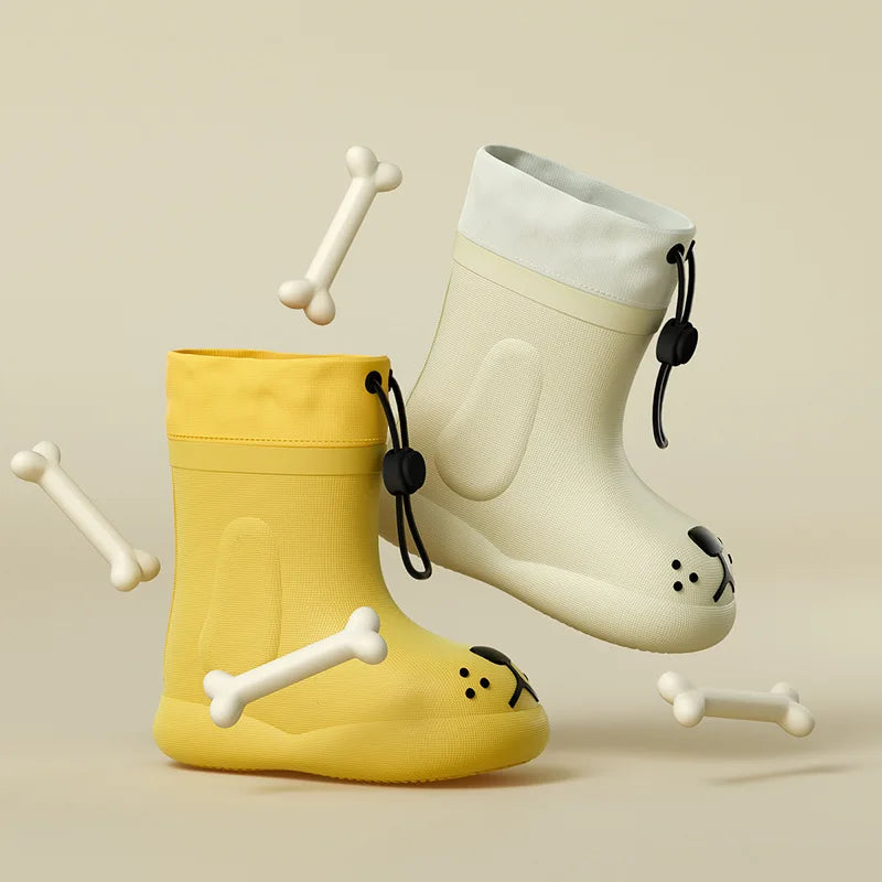 Kids Waterproof Rain Boots Lightweight EVA Rain Shoes for Boys & Girls
