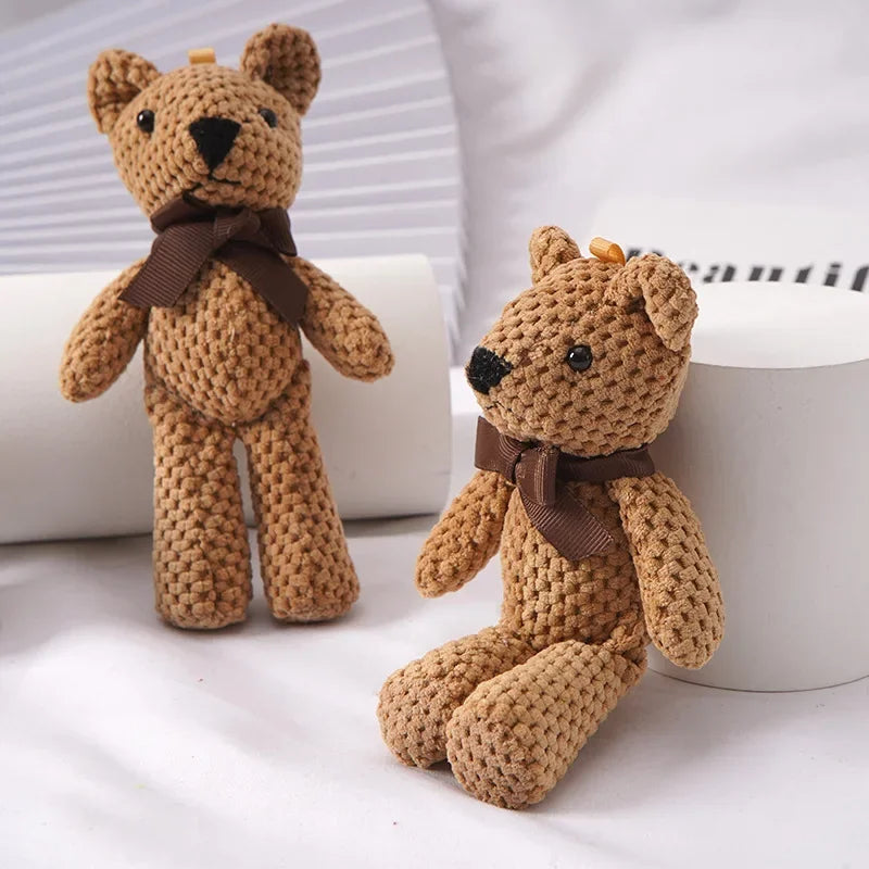 16cm Pineapple Bear Plush Keychain Mini Teddy Bear Gift