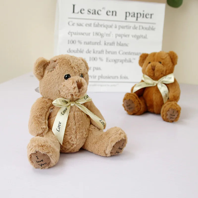 18cm Cute Teddy Bear Plush Toy Birthday Gift