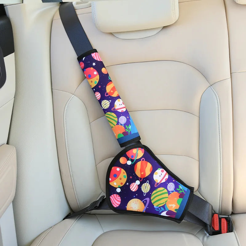 Child Car Seat Belt Shoulder Guard Safety Belt Adjuster for Neck Protection
