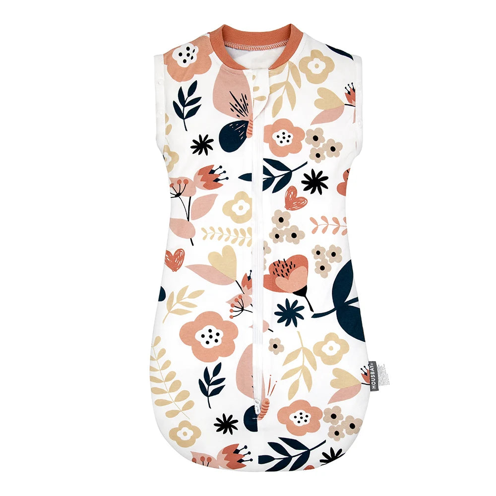 Baby Cotton Sleep Sack Newborn Summer Swaddle Bag