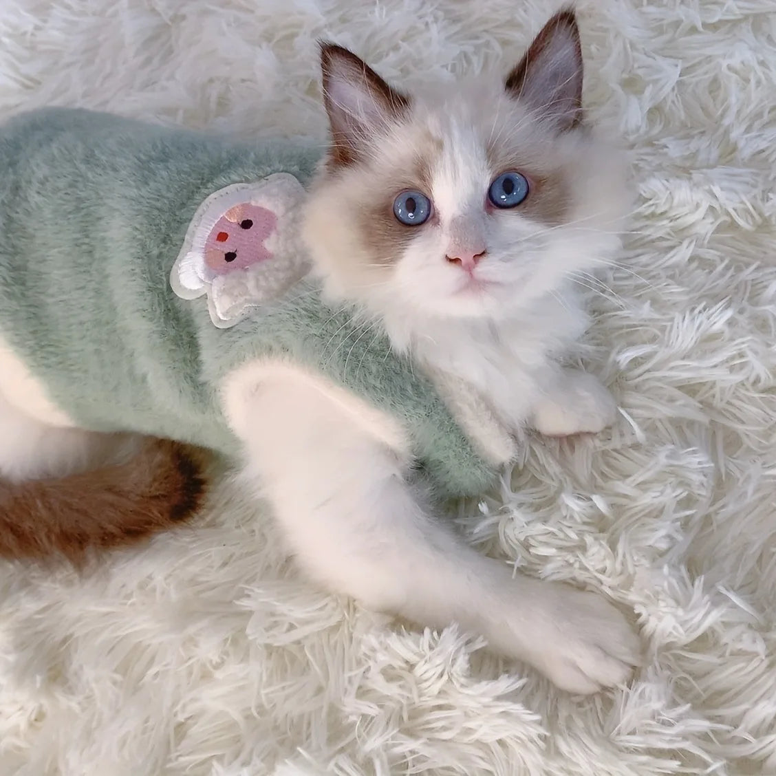 Pet Winter Clothes Cat Dog Sweater Vest Warm Kitten Apparel Small Pet Clothing