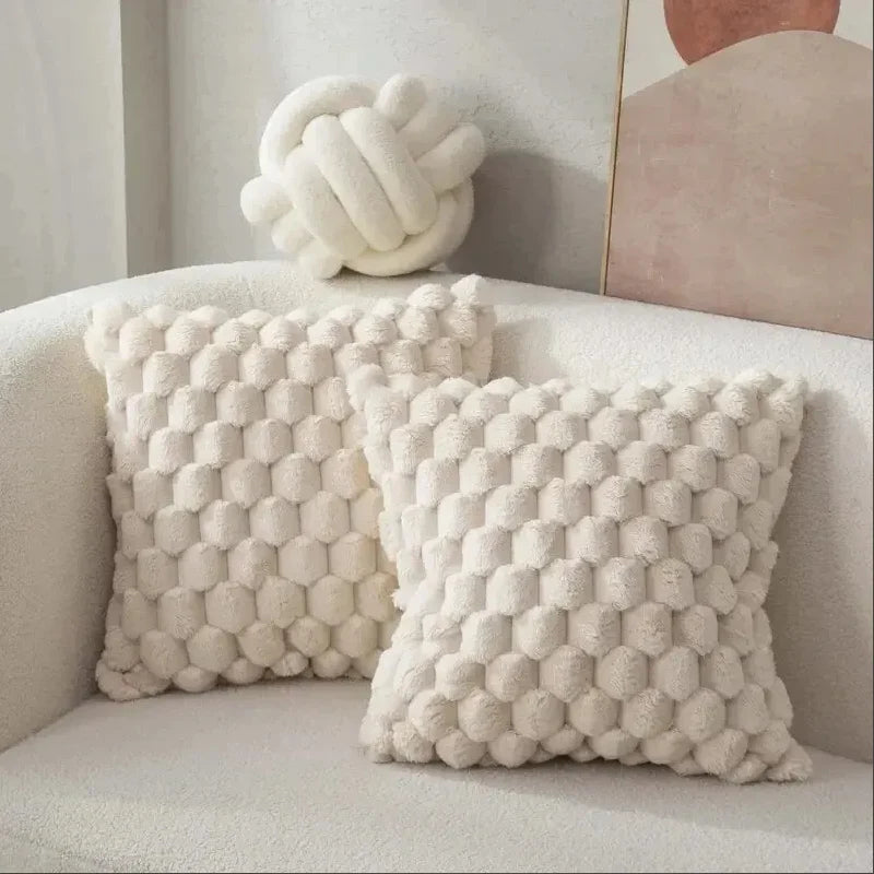 3D Soft Plush Turtle Pattern Pillowcase for Living Room Sofa Bedroom