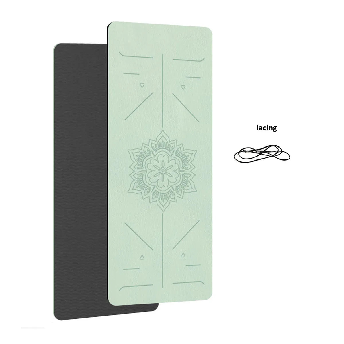 Eco Friendly Anti Slip Yoga Mat Pilates Fitness Exercise Mat
