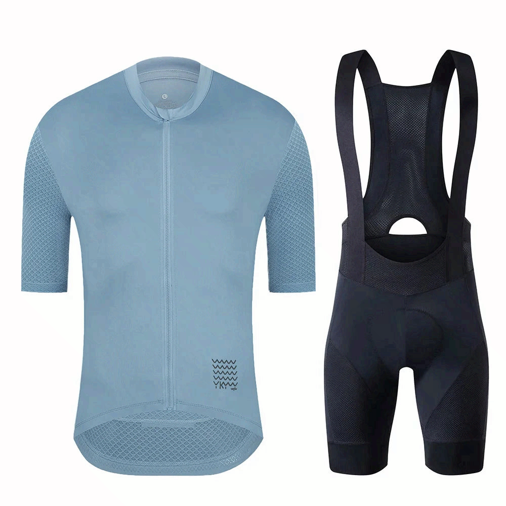 Cycling Jersey Set Men – Breathable MTB Bike Clothing Kit with Bib Shorts