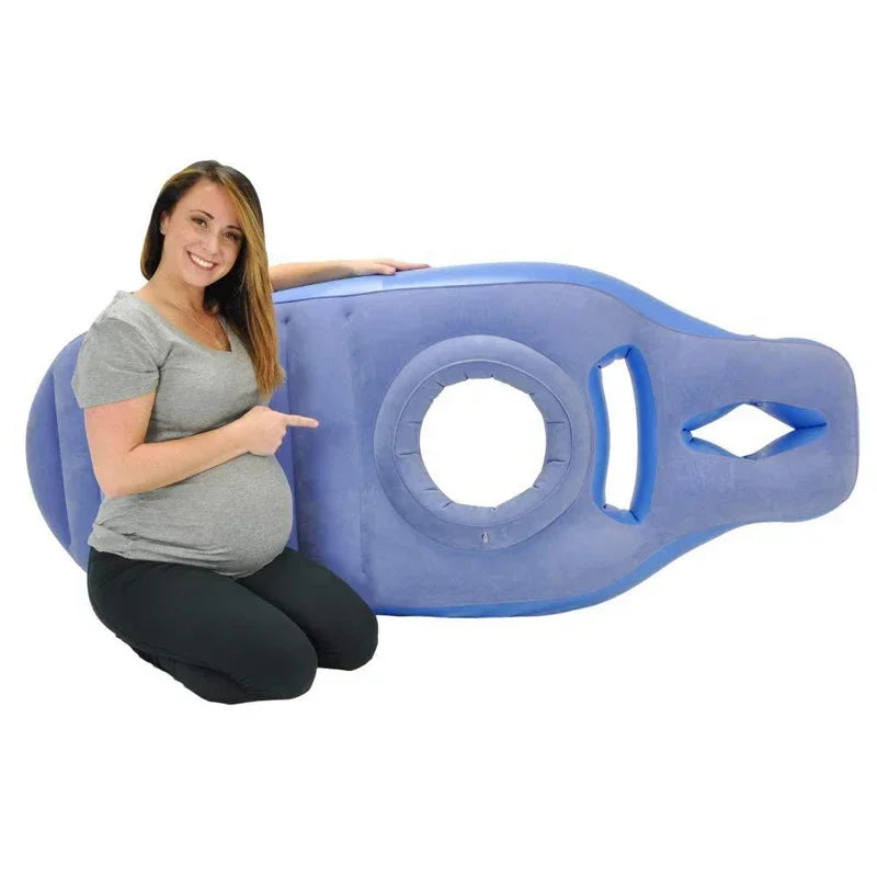Inflatable Pregnancy Pillow Sleeping Mat for Maternity Comfort and Support