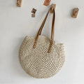 Summer Straw Beach Shoulder Bag Large Capacity Woven Tote for Women