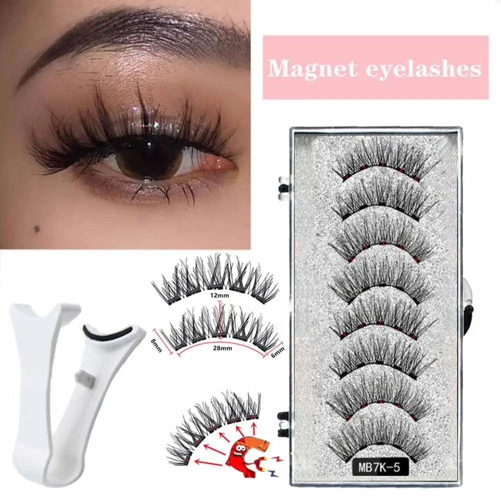 Magnetic Lashes – No Glue Easy Apply Eyelashes Kit