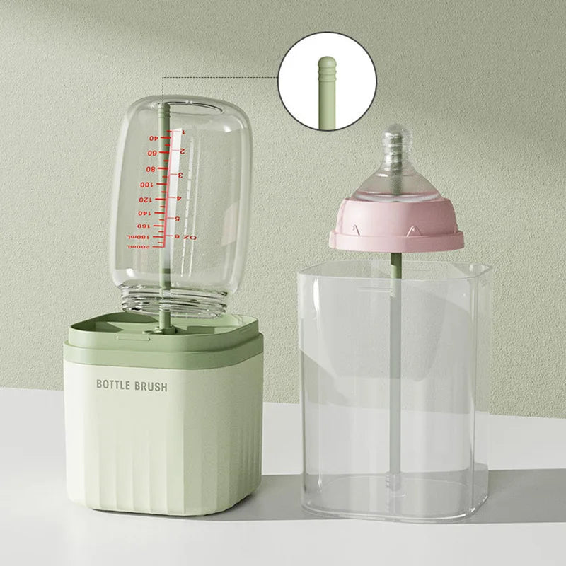 Baby Silicone Bottle Brush Portable Cleaning Set