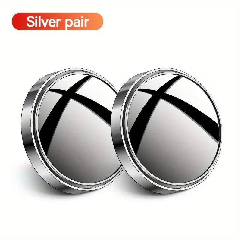 360 Degree Adjustable Blind Spot Mirror Wide Angle Rear View Car Mirror Set