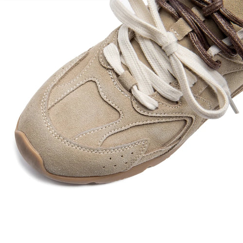 Women Genuine Leather Sneakers Non Slip Training Running Shoes 2026