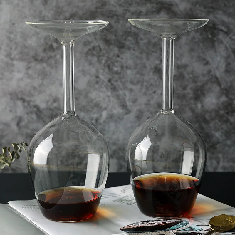 13.5oz Inverted Wine Glass Cocktail Spirits Glass for Home Bar Restaurant