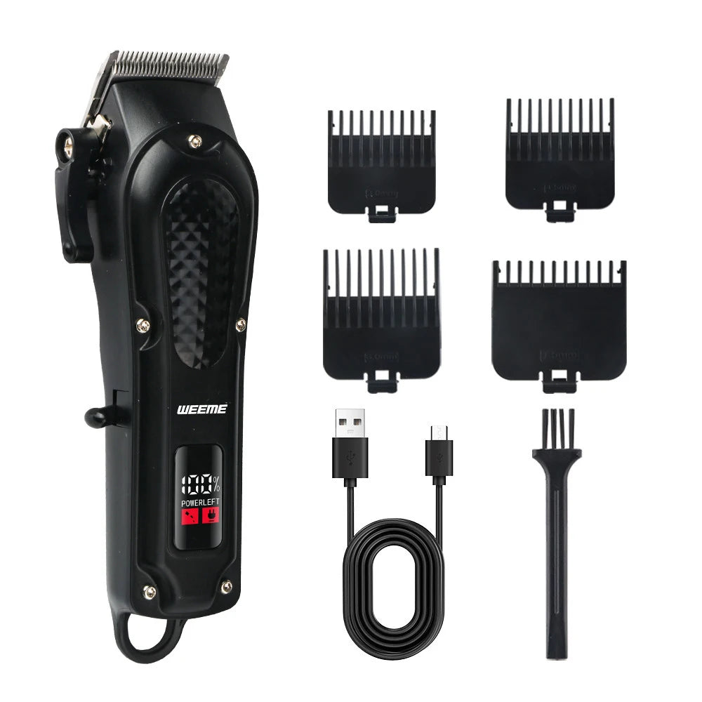 T9 Vintage Hair Clipper & Beard Trimmer Rechargeable Grooming Kit for Men