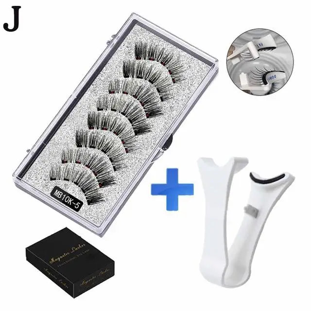 Magnetic Lashes – No Glue Easy Apply Eyelashes Kit