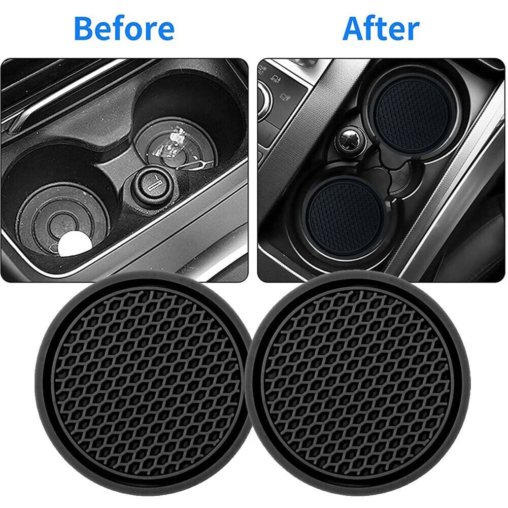 Car Cup Holder Coasters Anti Slip Insert Pads