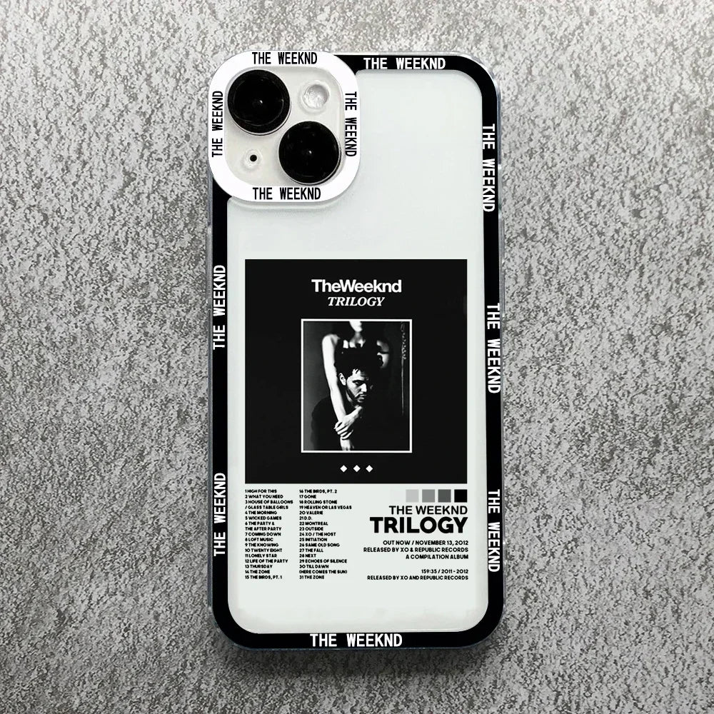 The Weeknd Minimalist Poster Shockproof iPhone Case