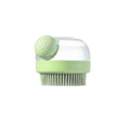 Pet Bath Brush with Shampoo Dispenser – Silicone Dog & Cat Massage Grooming Tool