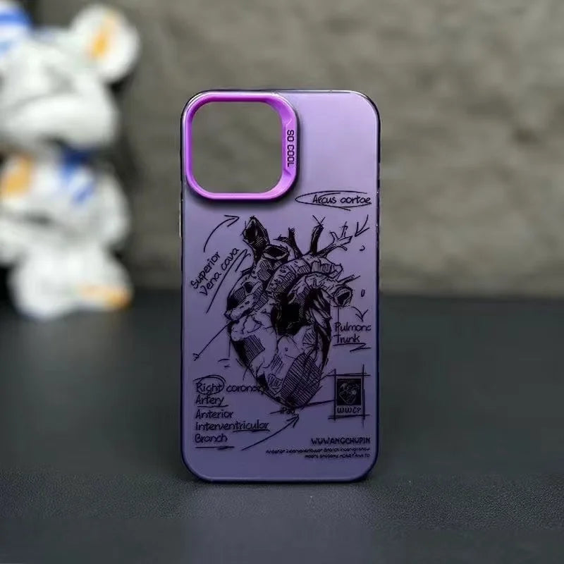 Anatomical Heart Medical Anti Drop iPhone Case