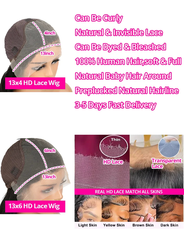 250% Density Curly Wig – Super Full HD Lace Wig