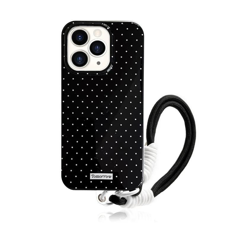 Polka Dot Small Fresh Mobile iPhone Case