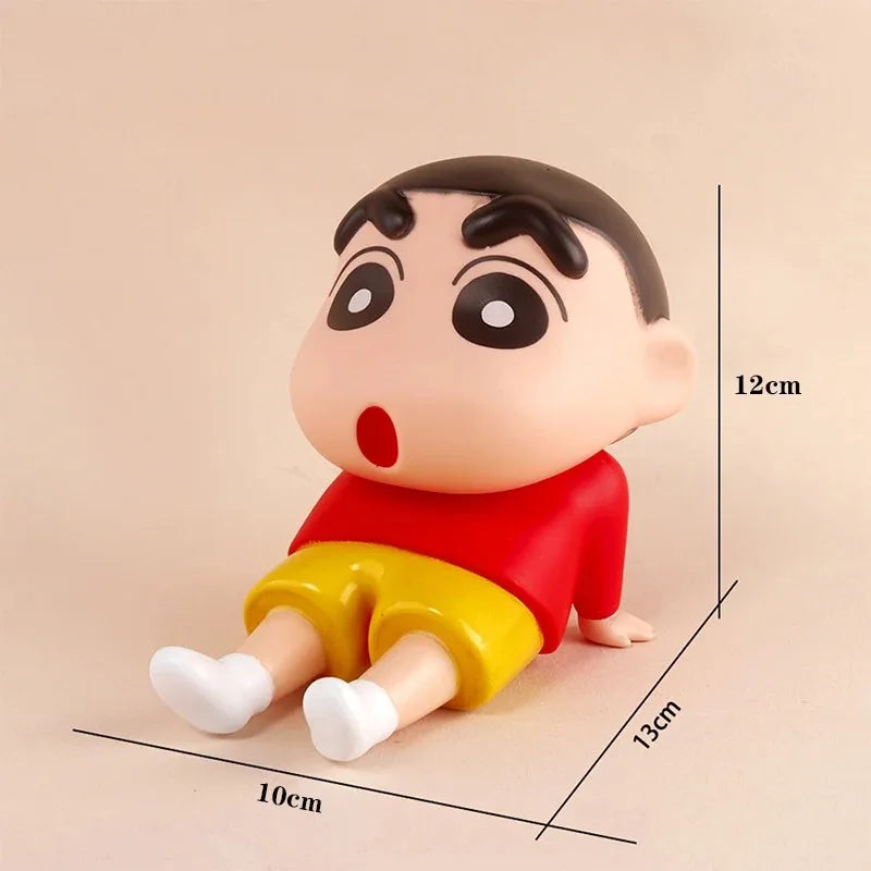 Crayon Shin-Chan Anime Phone Holder Desktop Ornament Mini GK Toy Gift