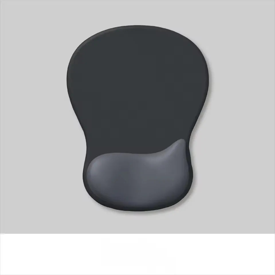 Ergonomic Mouse Pad with Gel Wrist Rest Pain Relief Non Slip PU Base Support