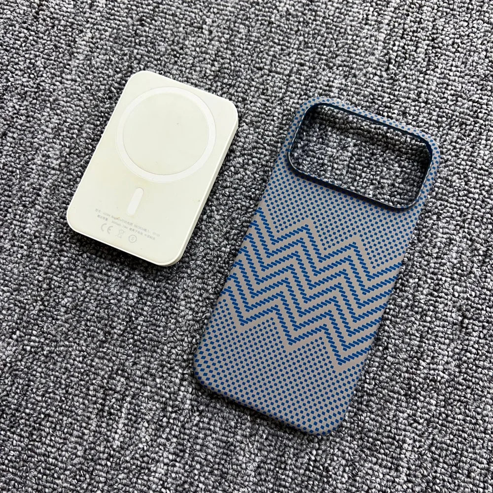 Carbon Fiber MagSafe Magnetic Frameless PC Bumper iPhone Case