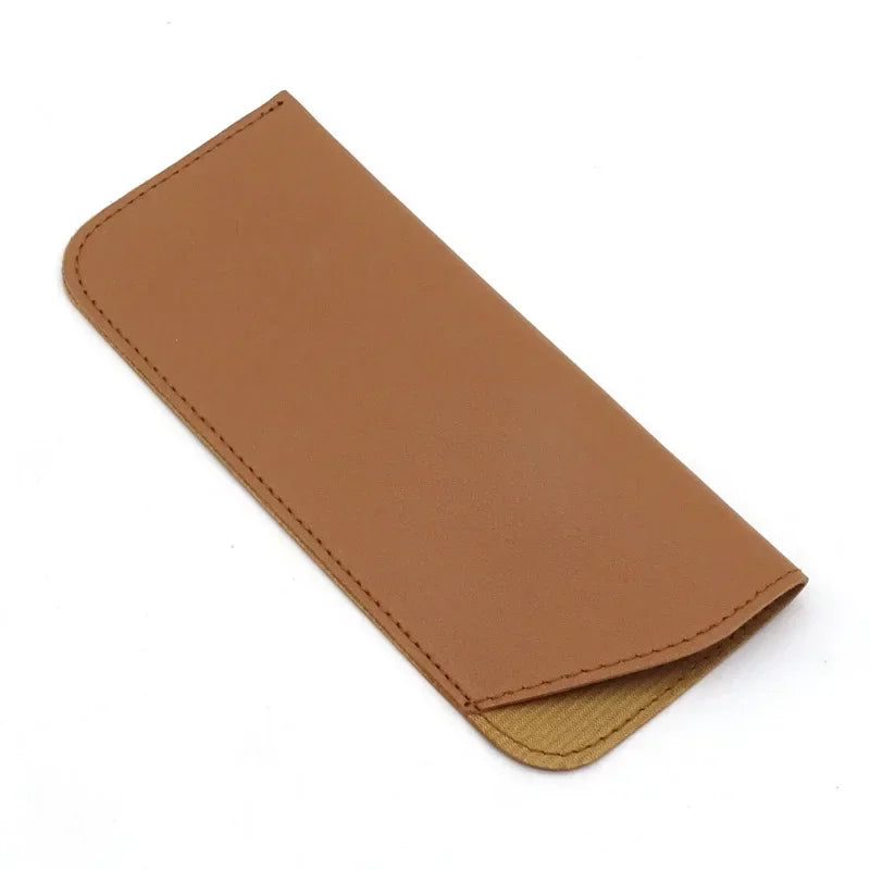 Leather Glasses Pouch Protective Eyewear Case