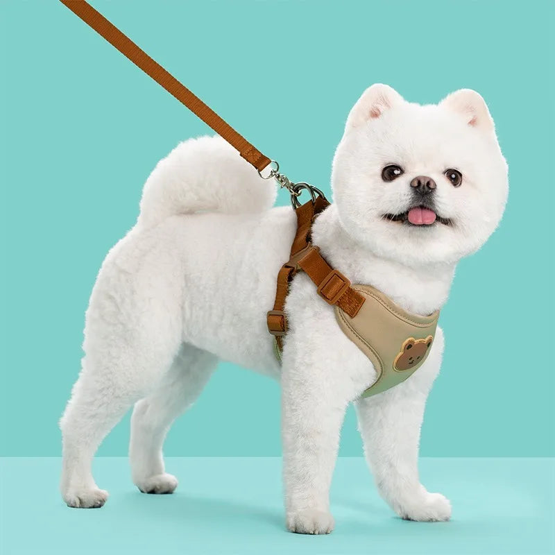 Breathable Dog Harness Leash Set for Small Medium Dogs and Cats
