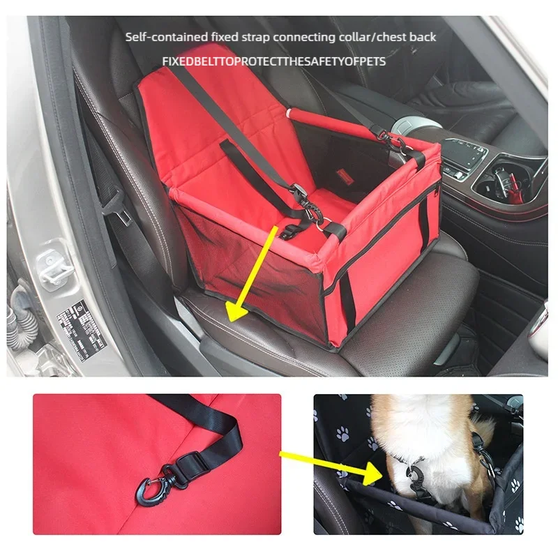 Dog Car Seat Cover Hammock Foldable Pet Travel Protector for Car