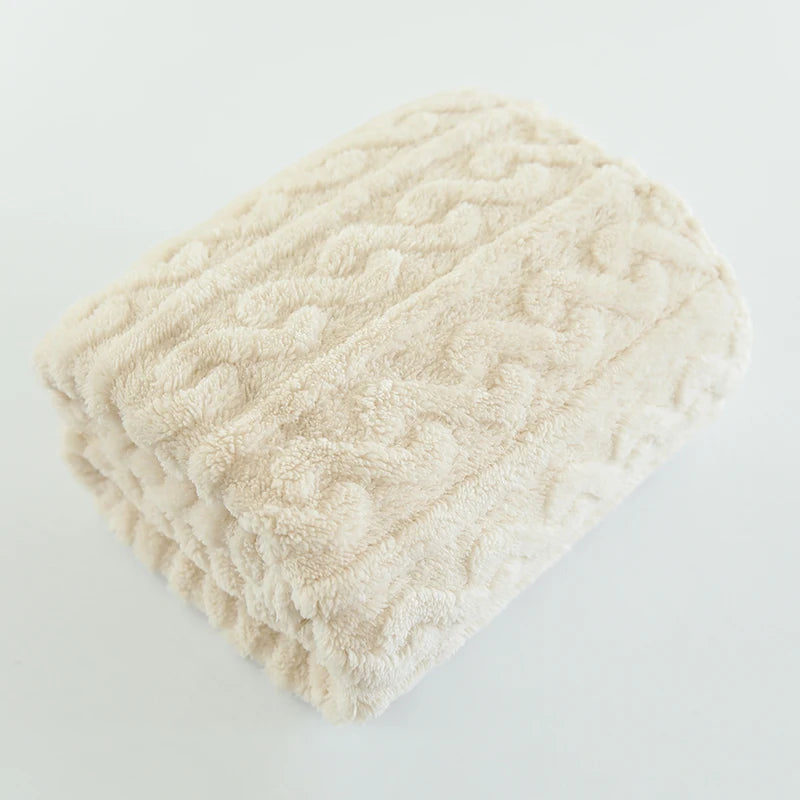 Baby Coral Fleece Blanket Ultra Soft Warm Nursery Bedding