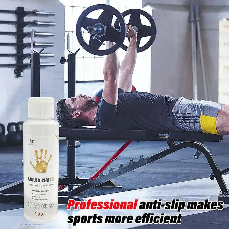 Liquid Chalk Grip Cream Anti Slip Weight Lifting Climbing Gym Sports Magnesium 50–200ml