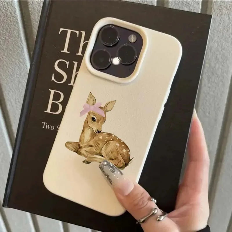 Lichee Pattern Retro Shockproof iPhone Case