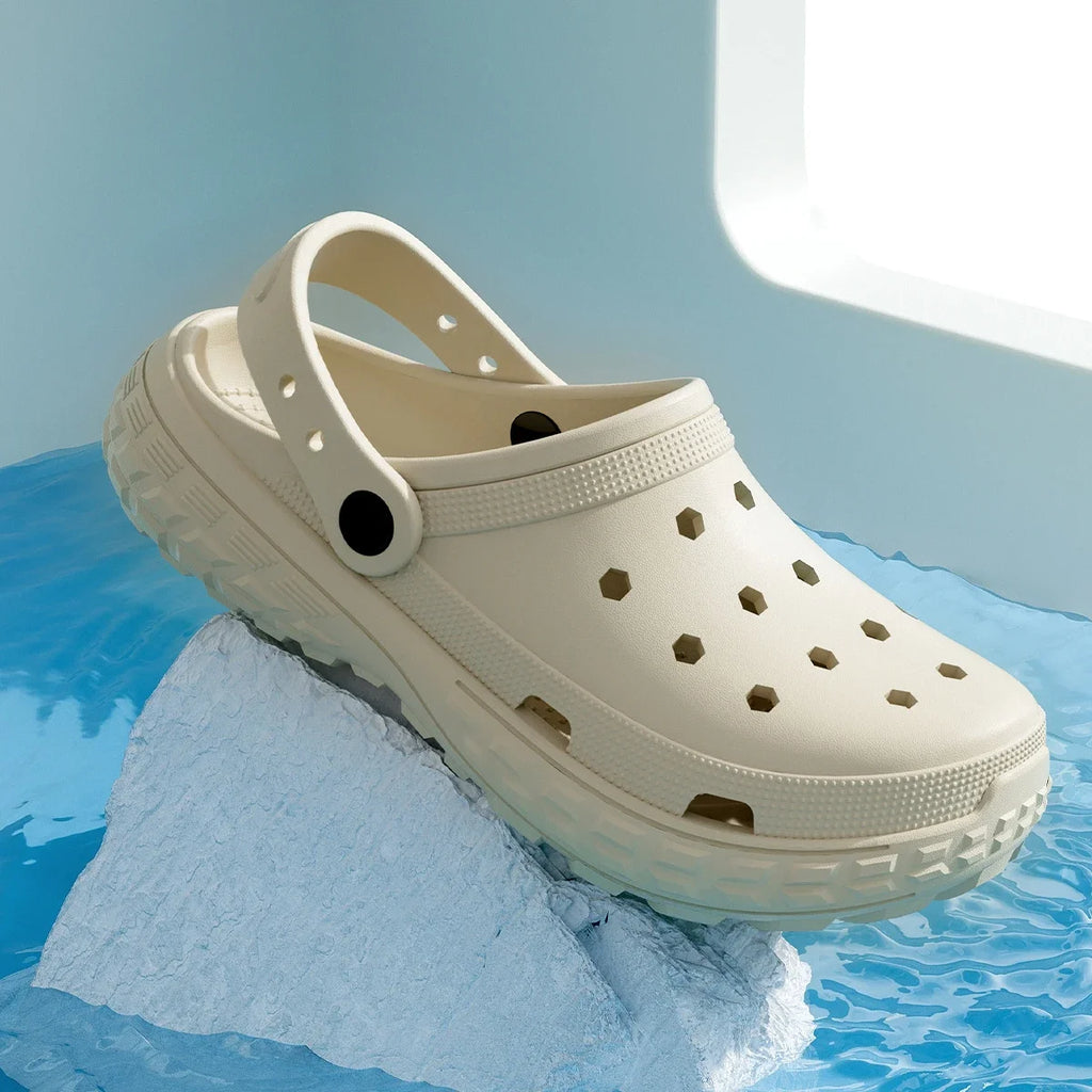 Thick Sole EVA Clogs Non Slip Waterproof Beach Pool Slippers Comfortable Indoor Outdoor Sandals for Men Women