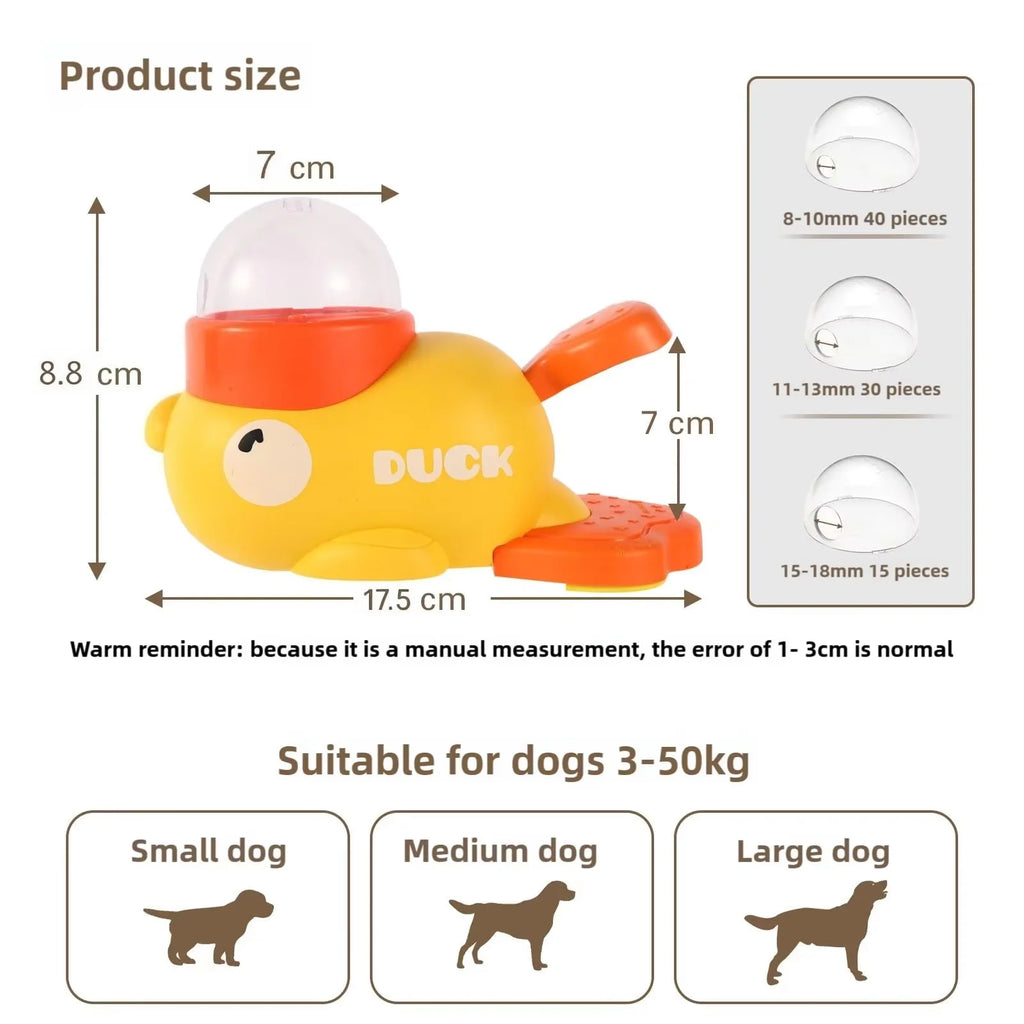 Dog Slow Feeder Bowl Anti Choke Interactive Snack Dispenser Pet Feeding Bowl