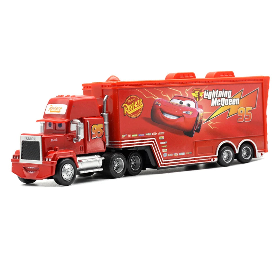 Lightning McQueen Cars Truck Set Racing Toy Gift for Boys